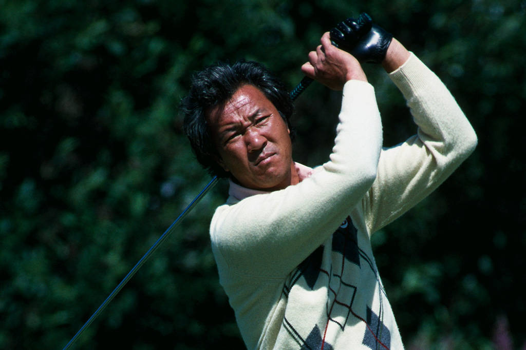 Isao Aoki, a regular challenger at The Open